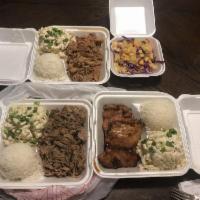 Kalua Pork · Cooked slow and low for 12 hours. Flavored by our own Pacific Ocean, this pig is smokey and ...