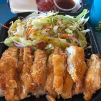 Chicken Katsu · One of our best sellers! Crispy breaded chicken fillets served with special Ono Katsu Sauce.