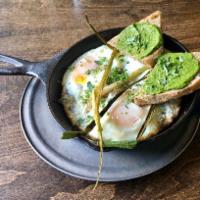 Baked Eggs in a Cast Iron · 