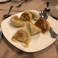 Pan Fried Pork Dumplings · 