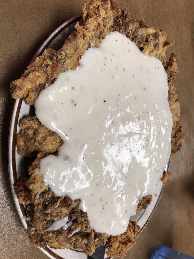 Chicken Fried Steak · Our most popular item. Served with your choice of brown or country gravy. Comes with your choice of 2 sides.