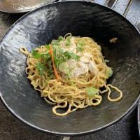 Lump Crab Garlic Tossed Noodle · 