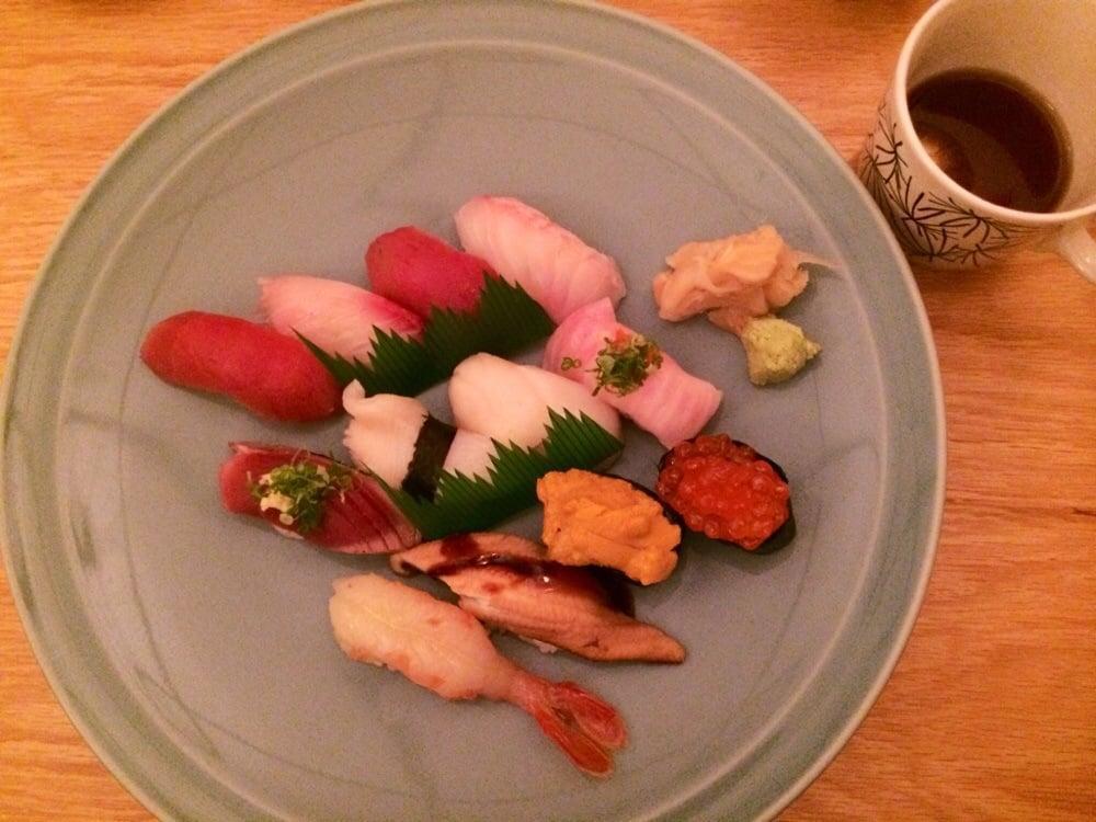 Omakase Sushi · Today's best quality fish selected by chef and monkfish liver.