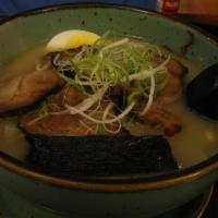 Tengu's Braised Pork Tonkatsu Ramen · 