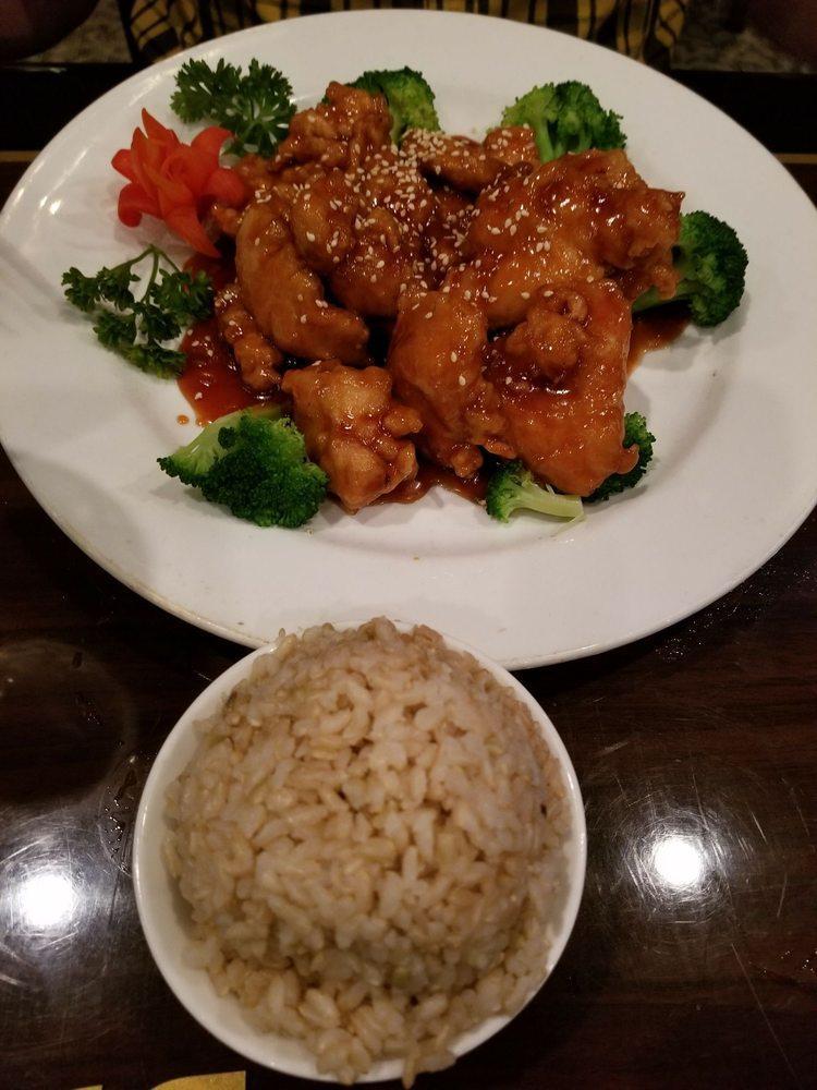 Sesame Chicken · Fried battered chicken in sweet tangy honey sauce.