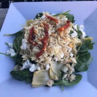 Orzo Spinach Salad · 