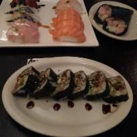 Mackerel · Sushi 2 pieces or sashimi 4 pieces.