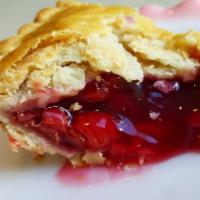 Cherry Pie · With juicy, tart, red cherries.