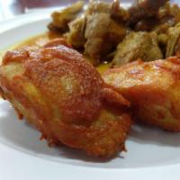 Fish Pakora · Fish fried in spices.