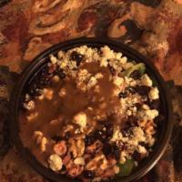 Michigan Cherry Salad · Spinach, red onions, dried cherries, walnuts, bacon, gorgonzola cheese