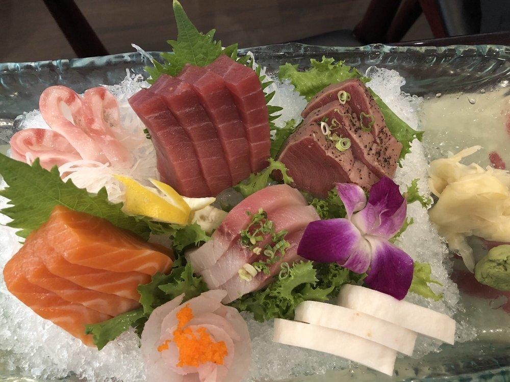 Sashimi Grace · Chef selected sashimi. Served with soup or salad.