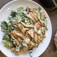 Caesar Salad · Romaine, Parmesan, croutons and Caesar dressing.