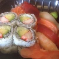 Sashimi Sushi Roll Combo Lunch · 