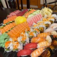 Sashimi and Sushi and Roll Combo · 