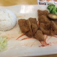 Fried Pork Chop with Rice · 