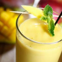 Mango lassi with Malai khowa  · Mango pulp mixed with Malai khowa with home made yogurt and milk blended with other flavors ...