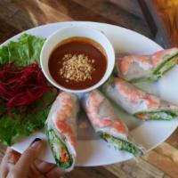 2. Vietnamese Spring Roll · 2 pieces. Lettuce and vermicelli noodles rolled in fresh rice paper and served with peanut s...