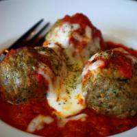 Italian Meatballs Appetizer · Comes with marinara and melted mozzarella.