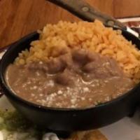 Mexican Rice and Refried Beans · 