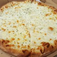Pizza Bianca · Alfredo, Mozzarella, & ricotta cheese