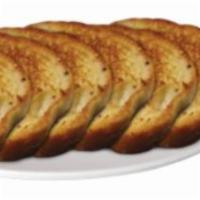 6 Piece Garlic Toast · 3 slices of Texas toast smothered in garlic butter and oven toasted.