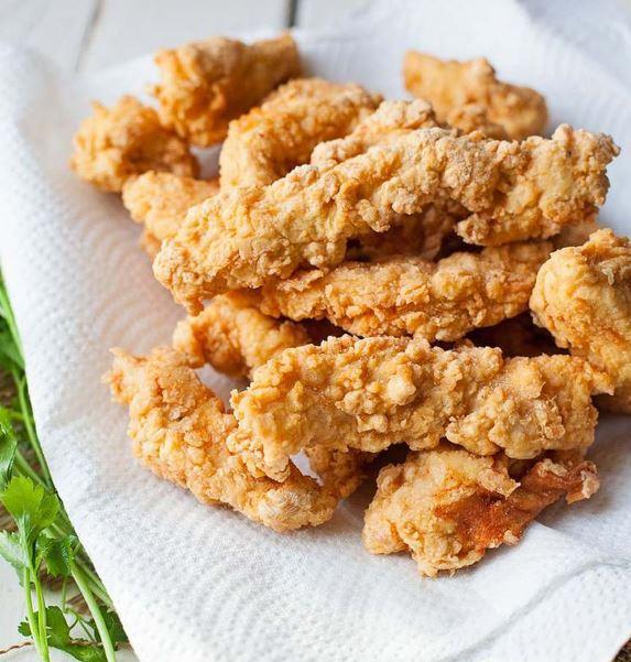 Chicken Tenders · Five piece fresh (never frozen) all white meat chicken breast breaded and deep fried, served with honey mustard sauce on side - Or any of our Available Sauces.