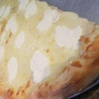 White Pie · Mozzarella and Ricotta Cheese. (No Sauce)