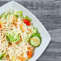 Tossed Salad · Lettuce, fresh tomatoes, cucumbers, mozzarella and carrots. Add grilled chicken, Buffalo chi...