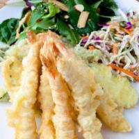 Tempura Plate with 2 Sides · Served with rice and choice of 2 sides.