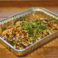 Bhel Puri · Savory snack made of puffed rice, vegetables and a mix of chutneys.