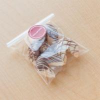Chocolate Dipped Fortune Cookies (4) · A definite crowd pleaser. Our Chocolate Covered Fortune Cookies are hand dipped in rich choc...