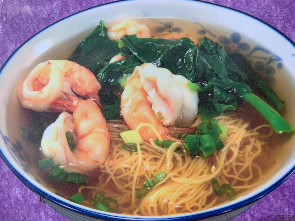 3. Shrimp Noodle Soup · 