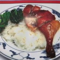 13. Roast Duck Over Steamed Rice · 