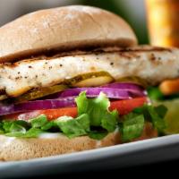 Mahi Sandwich · Blackened or grilled & served with lettuce, tomato, red onions and signature crema on a toas...