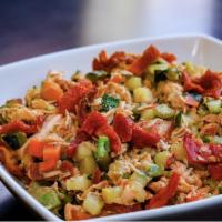 Glazed Salmon Bowl · 6 oz. grilled salmon, carrots, zucchini, broccoli, and sun-dried tomato, sauteed with teriya...