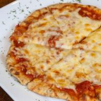 Kid's Pizza · Honey whole wheat crispy crust, with mozzarella cheese and homemade tomato sauce. Vegetarian.