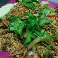 Spicy Basil Fried Rice · Thai basil and the Thai chilis. Both of these add distinctive Thai taste to this simple yet ...