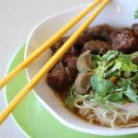 Thai Beef Noodle Soup · A steaming bowl of beef noodle soup is the ultimate in Thai comfort food. Its simple beef sh...