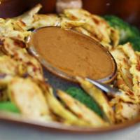 Peanut sauce lover · Chicken breast marinated in Thai herb sauce, slowly grilled and topped with peanut sauce.  S...