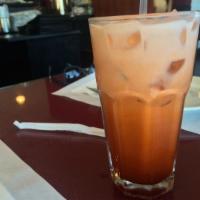 Thai Iced Tea with Cream · 