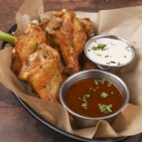 1 lb. of Wings · Served with ranch or bleu cheese and celery.
