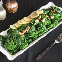 Broccoli Rabe · Garlic and extra virgin olive oil.
