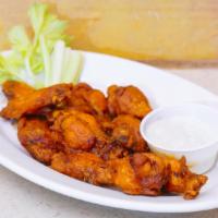 Party Wings · Served with hot sauce and blue cheese.