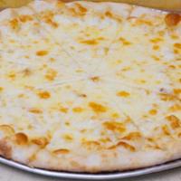 Bianca Pizza · Mozzarella, and roasted garlic. Served with olive oil and roasted garlic.