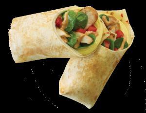 Southwest Wrap · Eggs, grilled chicken, pepper jack, tomatoes, spinach & chipotle mayo.