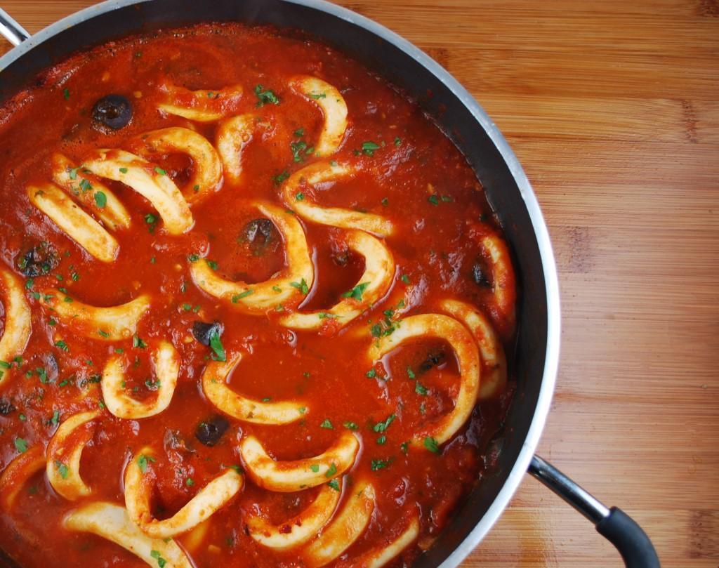 Calamari Marinara Appetizer · Calamari sauteed with marinara sauce.