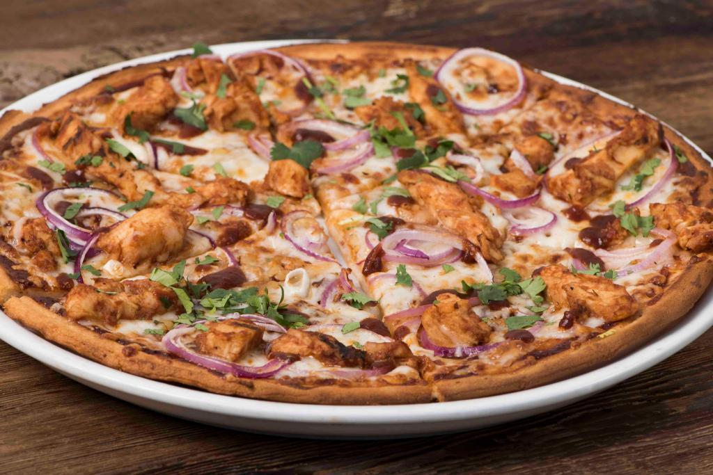Validated Gluten-Free The Original BBQ Chicken Pizza · Our legendary BBQ sauce, smoked Gouda, red onions and cilantro transforms this original to iconic. Served on our cauliflower crust. Gluten free.