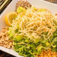 Ginger Salad · Light and refreshing; this salad is mixed with pickled ginger, fried garlic, yellow beans, s...
