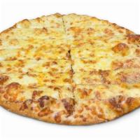 Cheesy Breadstix · Mozzarella, Cheddar, Parmesan, Garlic & Butter, Served with Pizza Sauce