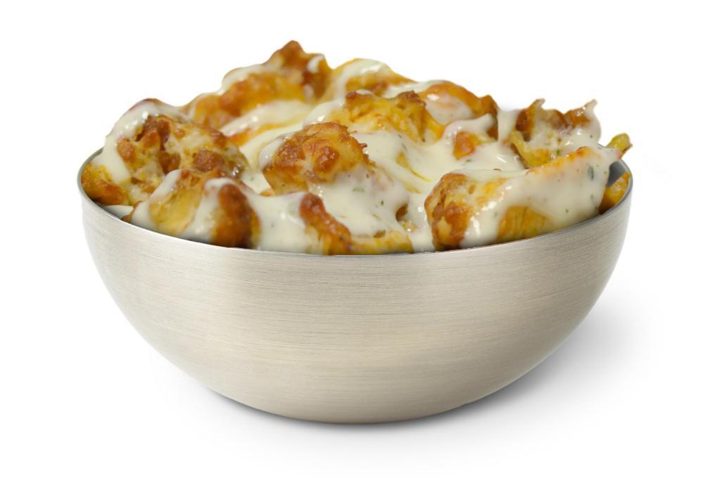 Chicken Bacon Ranch Fries · White Meat Chicken, Bacon, Ranch, Topped with Mozzarella & Cheddar Cheese